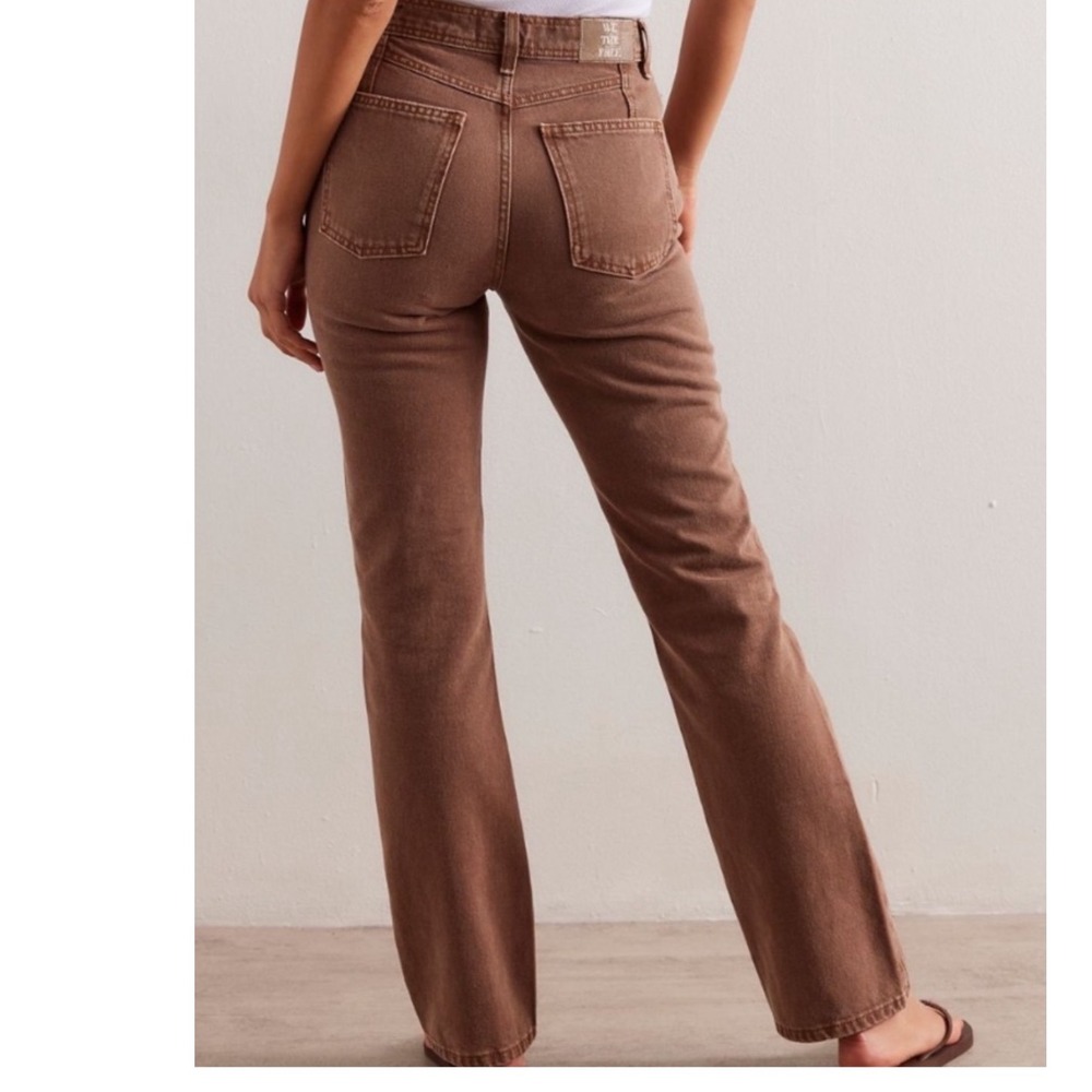 We The Free Brown Boot Cut Jeans